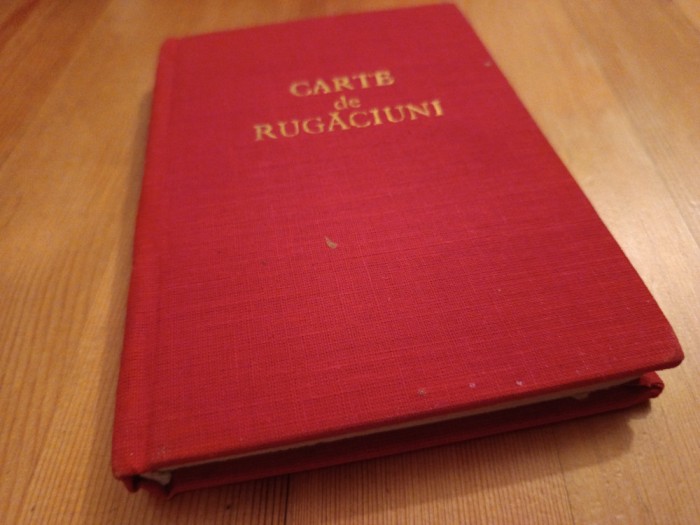 CARTE DE RUGACIUNI 1990 TIPARITA DE STAREȚUL SF. MAN. NICULA, AHIM. CLEOPA NANU