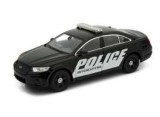 Macheta 2013 Ford Police Interceptor 1:24 replica metal Negru Alb