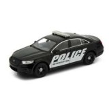 Macheta 2013 Ford Police Interceptor 1:24 replica metal Negru Alb