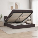 Cumpara ieftin Pat ottoman cu saltea Maro inchis 180 x 200 cm Tesatura