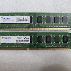 Kit memorie RAM desktop ADATA 8GB (2 x 4GB) DDR3-1600MHz AD3U1600W4G11-B