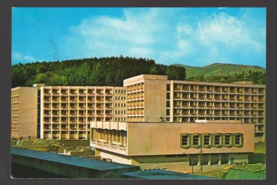 CPIB 23662 CARTE POSTALA - SANGEORZ BAI. COMPLEXUL SANATORIAL AL UNIUNII GENERALE A SINDICATELOR, CIRCULATA, 1976, STAMPILE, TIMBRU foto