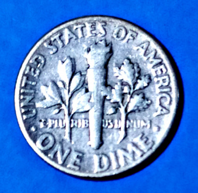 SUA ONE DIME 1959 ARGINT STATELE UNITE ALE AMERICII STARE F BUNA foto