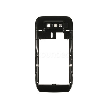 Nokia E71 Middlecover Black foto