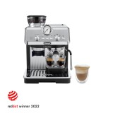 Espressor manual DeLonghi La Specialista Aarte EC9155.MB, 1400 W, 1,5L, 15 bar, Retete presetate, 3 trepte de temperatura, Kit de accesorii inclus, Ne