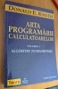 Arta programarii calculatoarelor - Donald Knuth, vol 1, Algoritmi fundamentali, TEORA