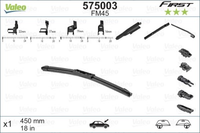VALEO 575003 FIRST MULTICONNECTION lamela stergator foto