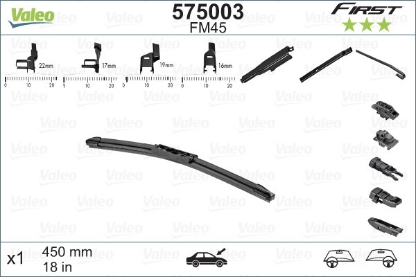 VALEO 575003 FIRST MULTICONNECTION lamela stergator