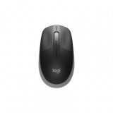 Mouse wireless Logitech M190, 1000 DPI, Negru/Gri