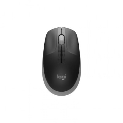 Mouse wireless Logitech M190, 1000 DPI, Negru/Gri foto