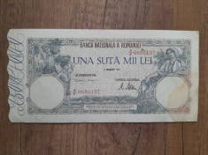 Bancnota 100000 lei 1946 foto