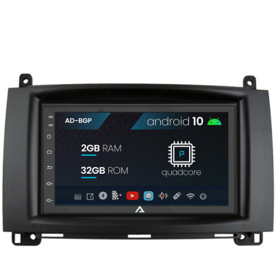 Navigatie Mercedes Benz Sprinter, Viano, Vito, A B Class, Crafter, Android 10, P-Quadcore 2GB RAM + 32GB ROM, 7 Inch - AD-BGP1002+AD-BGRBE0032DIN foto