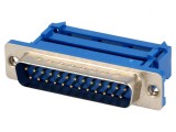 Conector D-Sub 25 pini tată IDC 1,27mm pentru cablu-bandă, CONNFLY
