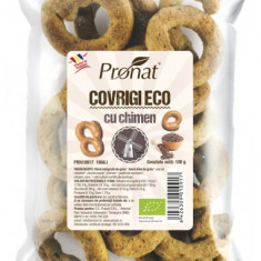 Covrigi bio cu chimen, 100g, Pronat