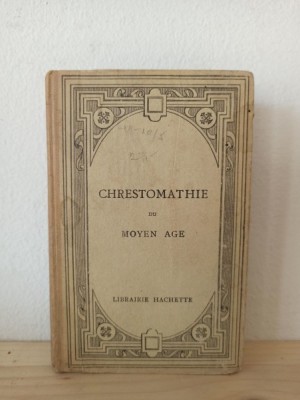 G. Paris, E. Langlois - Chrestomathie du Moyen Age foto