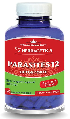 Parasites 12 detox forte 120cps