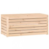 Cumpara ieftin Lada depozitare gradina, 101x50,5x46,5cm, lemn masiv pin
