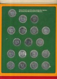 Shell Mexico 70 Album complet 18 jetoane echipa de fotbal a Germaniei