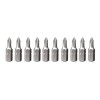 Set 10 V&acirc;rfuri/Biți Surubelniță PH1, 1/4&quot;, 25mm, Oțel CR-V Beorol - Profesional &amp; DIY
