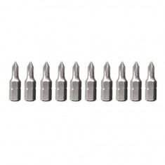 Set varfuri, biti, PH1, 1/4 &quot;, 10 buc, 25 mm, Beorol GartenVIP DiyLine