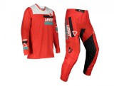 Echipament Tricou+Pantaloni Enduro MX Leatt Red