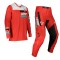 Echipament Tricou+Pantaloni Enduro MX Leatt Red