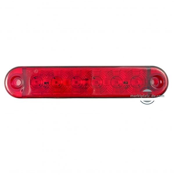 6 led Lampi de marcaj laterale Indicator Remorca camion rosu 12V 24V