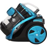 Aspirator Albatros Urban 90 Eco, Putere motor 900W, 32.5kWh/an, Putere de absorbtie 170W, Filtru HEPA, Negru/Turcoaz