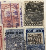 Timbre America Interbelica TMB1AMC Columbia centavos lot 4