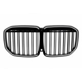 Grila centrala iluminata BMW X7 G07 2018-2022, negru lucios, M Design