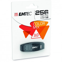 Memorie USB EMTEC 256GB, USB 3.0, Negru