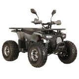 Atv 125cc Mini Rocket Hunter II Deluxe 8&amp;quot; semi-automat 4T benzina carbon
