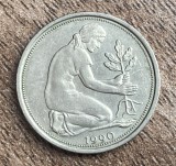C50 - Moneda foarte veche - Germania - 50 pfennig - 1990 litera F