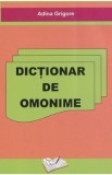 Dictionar de omonime - Adina Grigore
