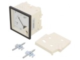 Ampermetru pe panou I DC -50&divide;0A, 0&divide;50A, Clasa 1.5, 61mm