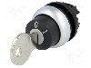 Intrerupator rotativ cu cheie, 22mm, seria RMQ-Titan, IP66, EATON ELECTRIC - M22-WRS