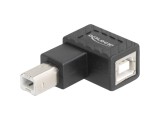 Adaptor USB 2.0 cu mufă 90&deg; st&acirc;nga/dreapta - DELOCK