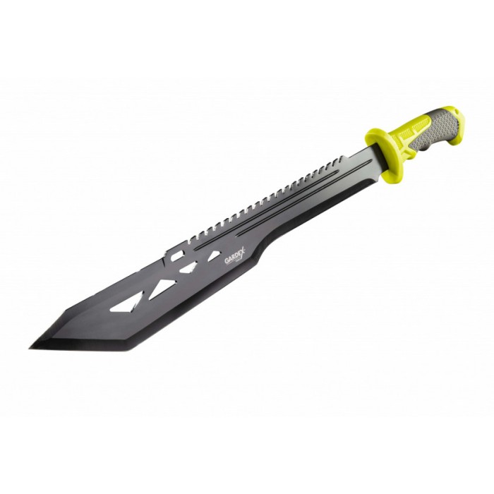 Maceta Survivor GX, 65 cm, lama 50 cm, otel 3CR13, maner fibra de sticla, teaca, Gardex, 381800