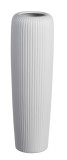 Cumpara ieftin Vaza flori ceramica alba Blanque 13,5 x 46 cm