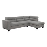 Cumpara ieftin Coltar stanga Camile, Pako World, Textil, Antracit, 270x174x95 cm