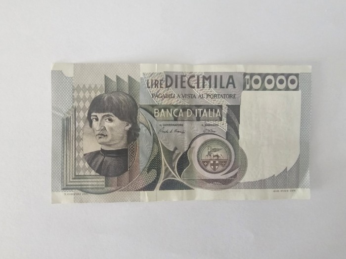 Italia 10 000 Lire 1978 Noua