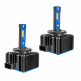 Set 2 becuri auto LED D3S, canbus, 35/55W, 10000lm, 12V, 6500K