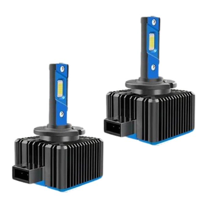 Set 2 becuri auto LED D3S, canbus, 35/55W, 10000lm, 12V, 6500K