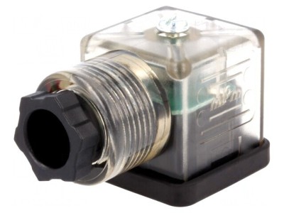 Conector cu Valvă Mufă Format A 18mm Mamă 3 Pin pe Cablu foto