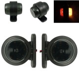 2 x LED Rosu Galben Lumina Latura Lampe Gabarit Remorca Camioane 12V 24V Sticla Neagra Afumata