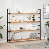 VidaXL Rafturi suspendate 2 buc. 160x20x4cm lemn masiv acacia netratat