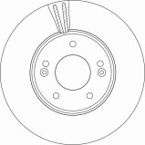 TRW DF6966 Disc frana