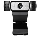 Camera Web Logitech C930C, Full HD 1080p, Zoom 4X, Unghi 90&deg;, Autofocus HQ (Negru)