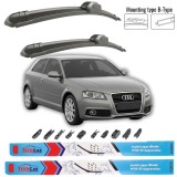 Cumpara ieftin Stergatoare Audi A3 (8P1 Facelift 3 doors) 2008-2013 &ndash; Set fata