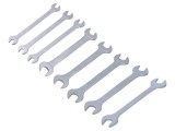 Set 8 chei plate duble &icirc;nguste GEDORE, oțel crom-vanadium